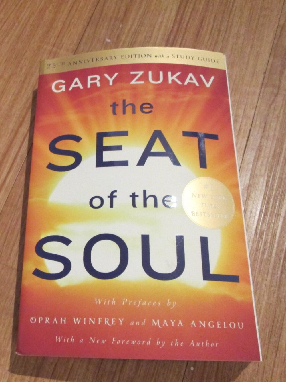 Gary Zukav Seat of the soul New York Times bestseller book practically new